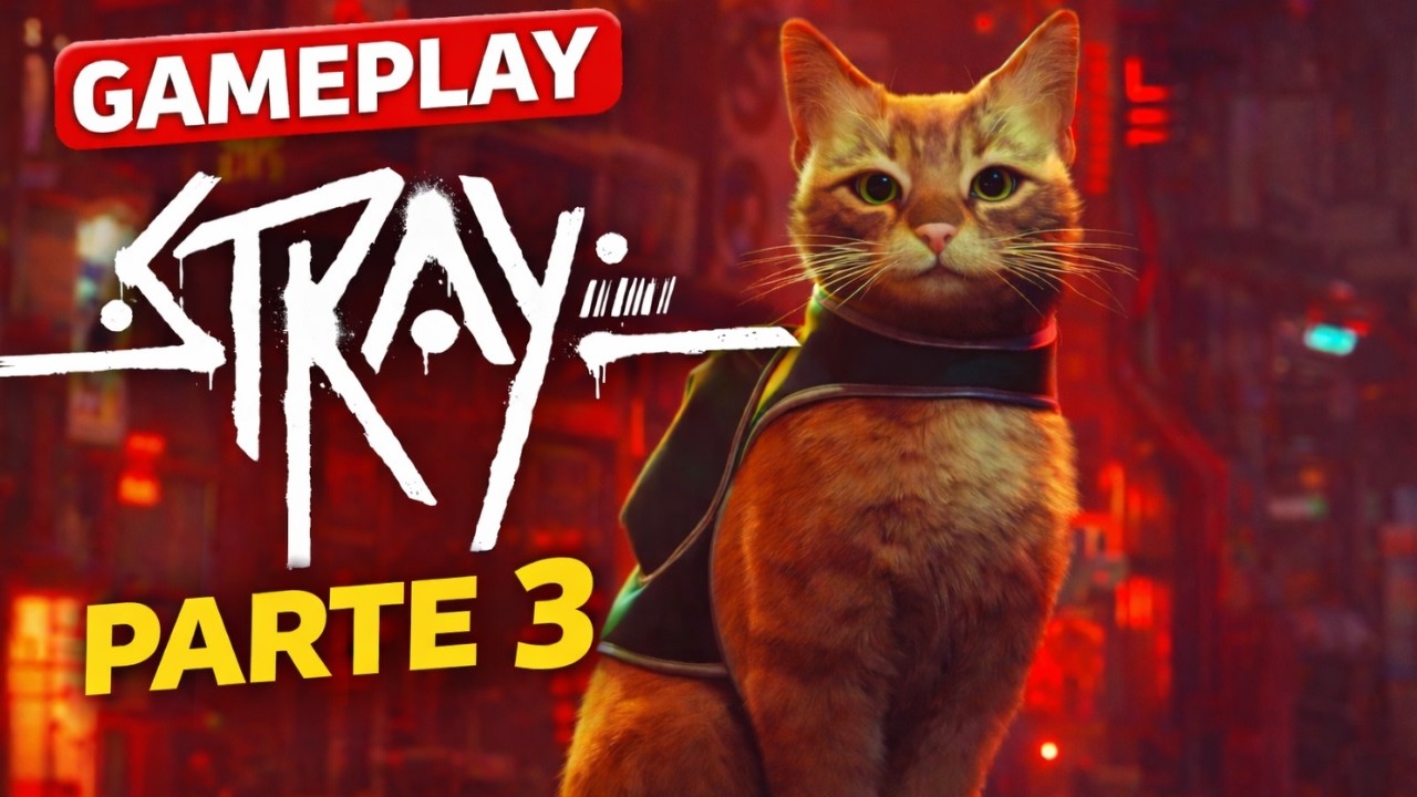 STRAY Gameplay PS4 | Parte 3 | Conhecendo o Guardião e Explorando a Cidade