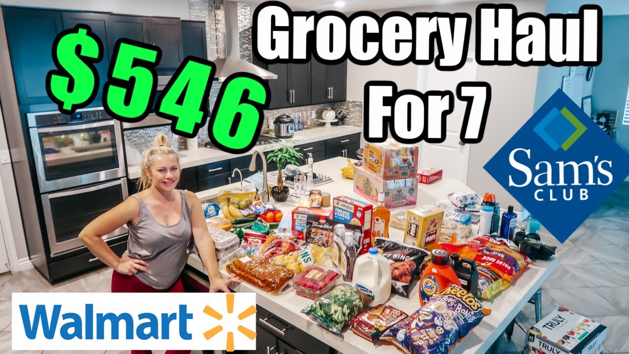 VERY BIG HAUL!! Large Family Groceries October 2020 I Walmart & Sam's Club Haul 2020
