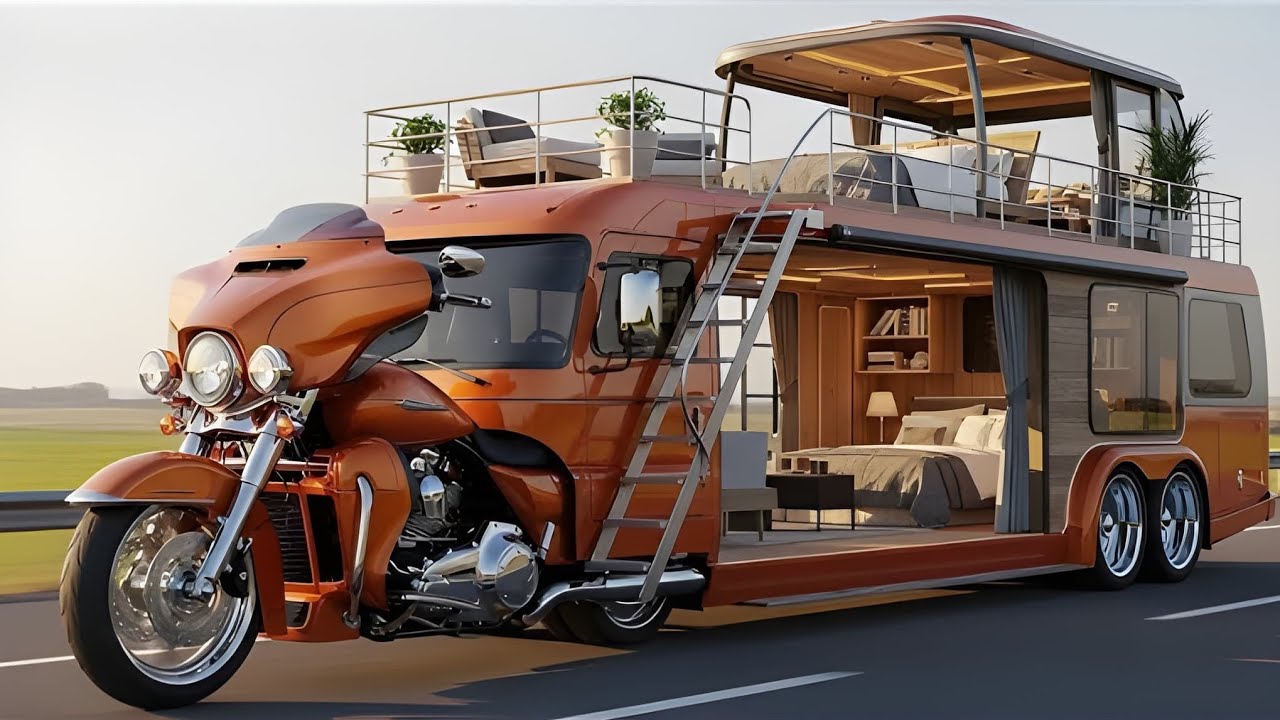 🚐⚡ Honda Gold Wing ELECTRIC Tricycle Camper 2026 — Ultimate Luxury RV Bike!