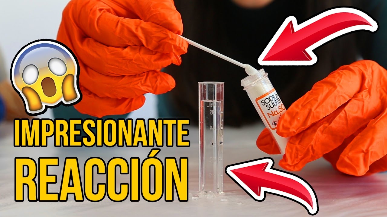 MIRA ESTA IMPRESIONANTE REACCI&Oacute;N QU&Iacute;MICA - Experimentos Caseros
