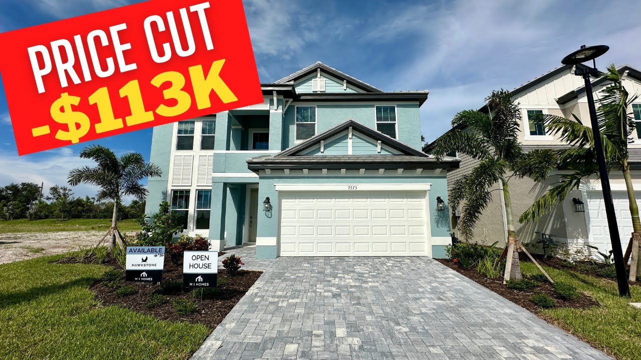 Inside 3 Sarasota Florida New Construction Homes For Sale in Hawkstone with Major Price Cuts!