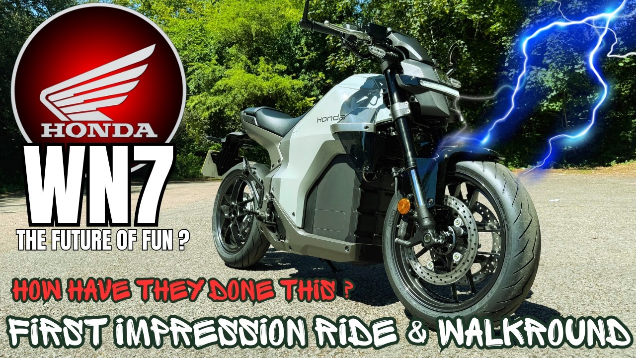 HONDA WN7 | Электрический мотоцикл | Первые впечатления от поездки 😳