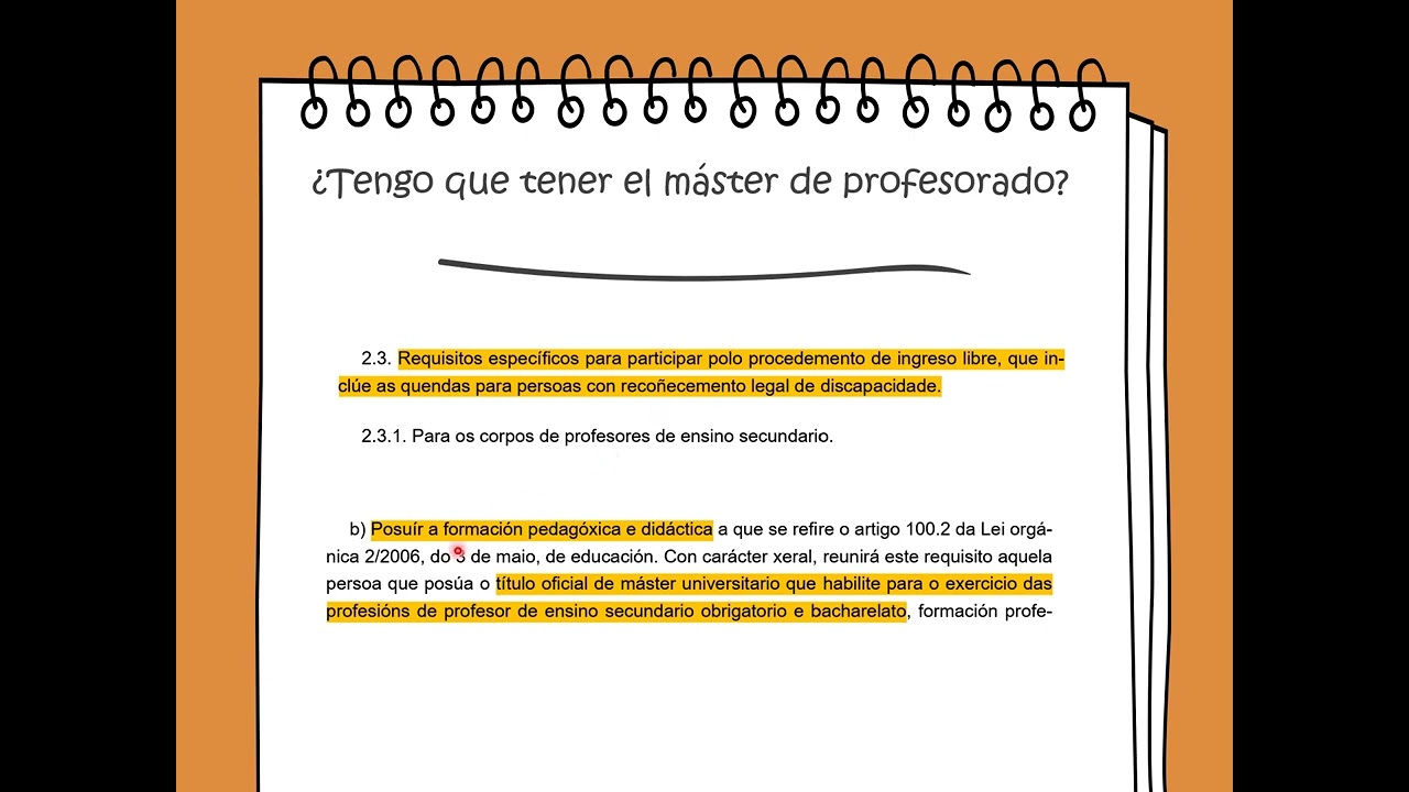 Inscripción oposiciones profesor Galicia 2025