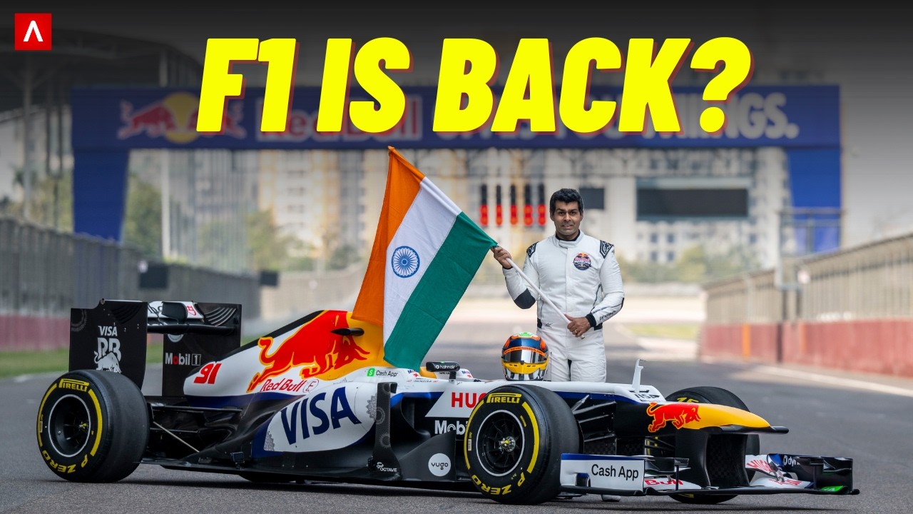 F1 Engine Returns to India After 13 Years | Red Bull RB8 at Buddh Circuit
