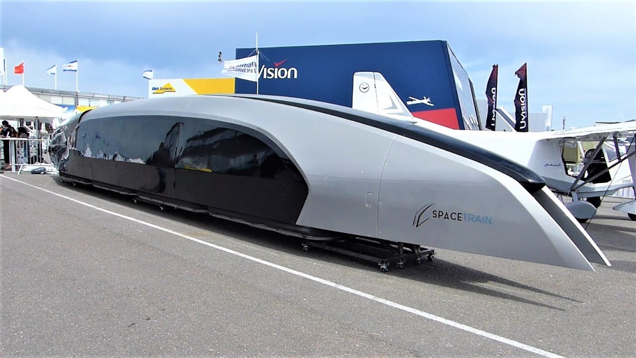 Spacetrain, l'Hyperloop français, espère une mise en service en 2025 - Salon du Bourget
