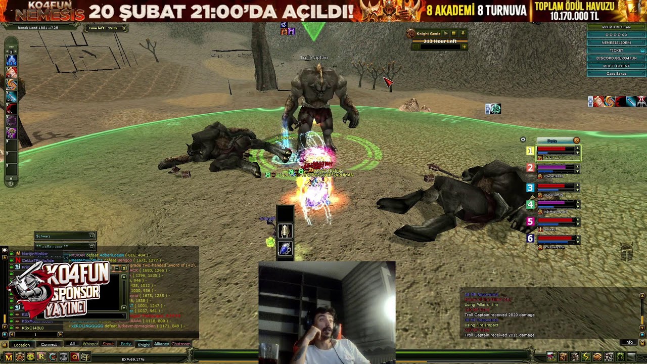 #ko4fun Knight Online PVP Canlı Yayın -- KSxDI4BLO Mage pk