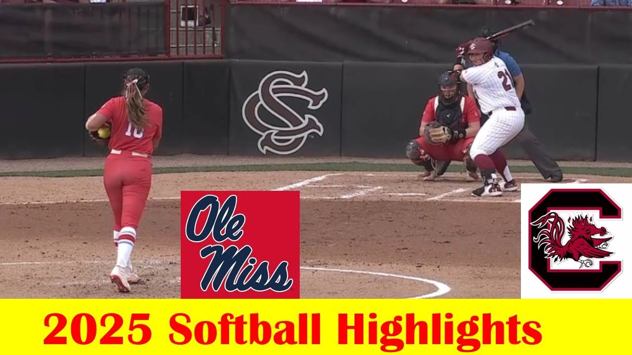 #20 Ole Miss vs #9 South Carolina Softball Game Highlights 4 6 2025