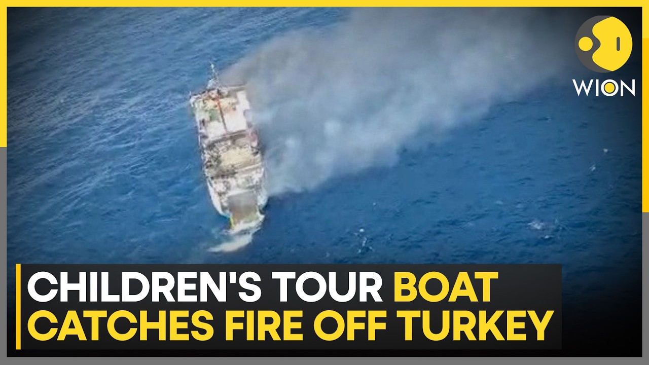 Children's Tour Boat Catches Fire Off Turkey: Turkish Coast Guard, Maritime Police Leads Rescue