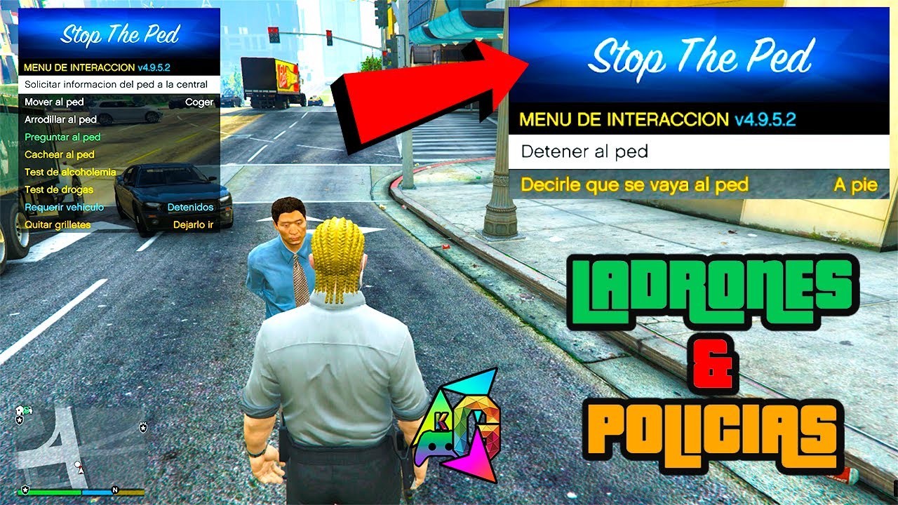 Cómo Instalar STOP THE PED EN GTA V (2024)🔥How To Install STOP THE PED GTA 5 MODS