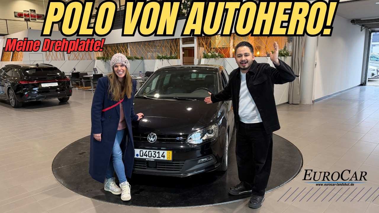 Ein VW Polo von Autohero ist bei mir auf der Drehplatte!