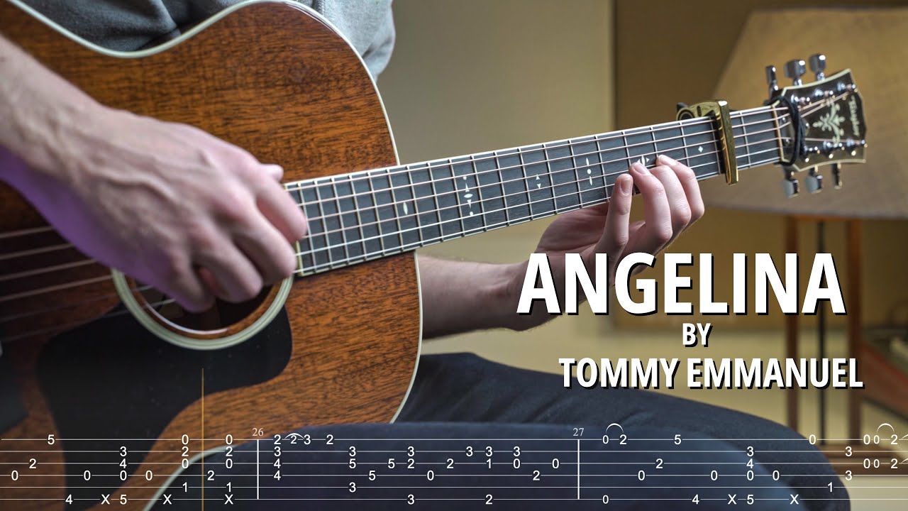 Angelina - Tommy Emmanuel | fingerstyle guitar cover