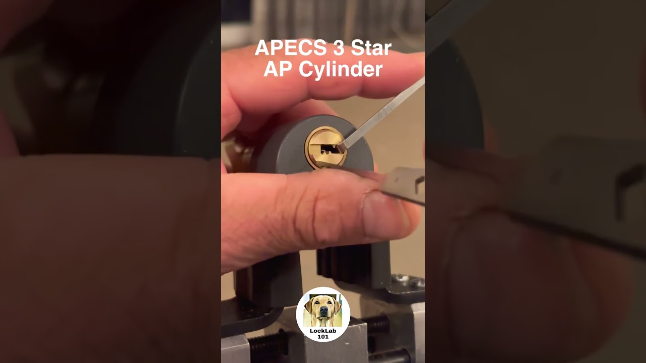 Lock Picking Shorts - APECS AP 3 Star opened with a City Rake