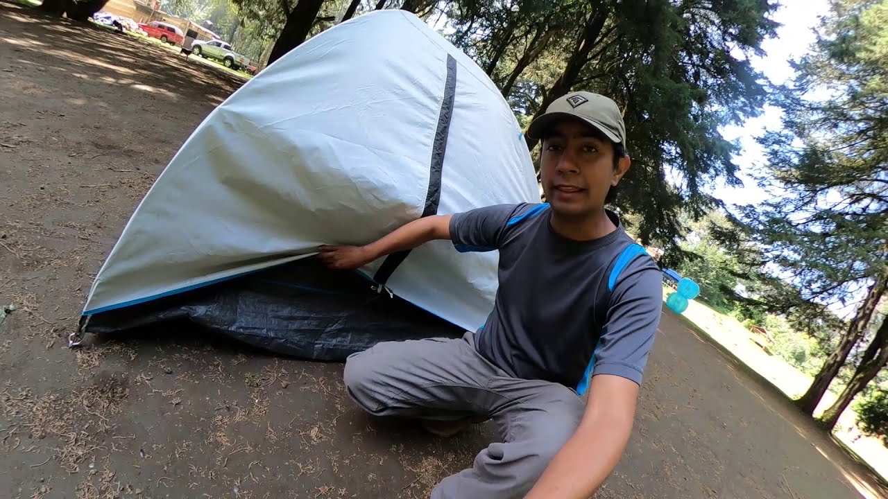 La tienda de Campaña mas útil y versátil Frío y Calor | QUECHUA Arpenaz 3, Fresh&Black 3 - DECATHLON