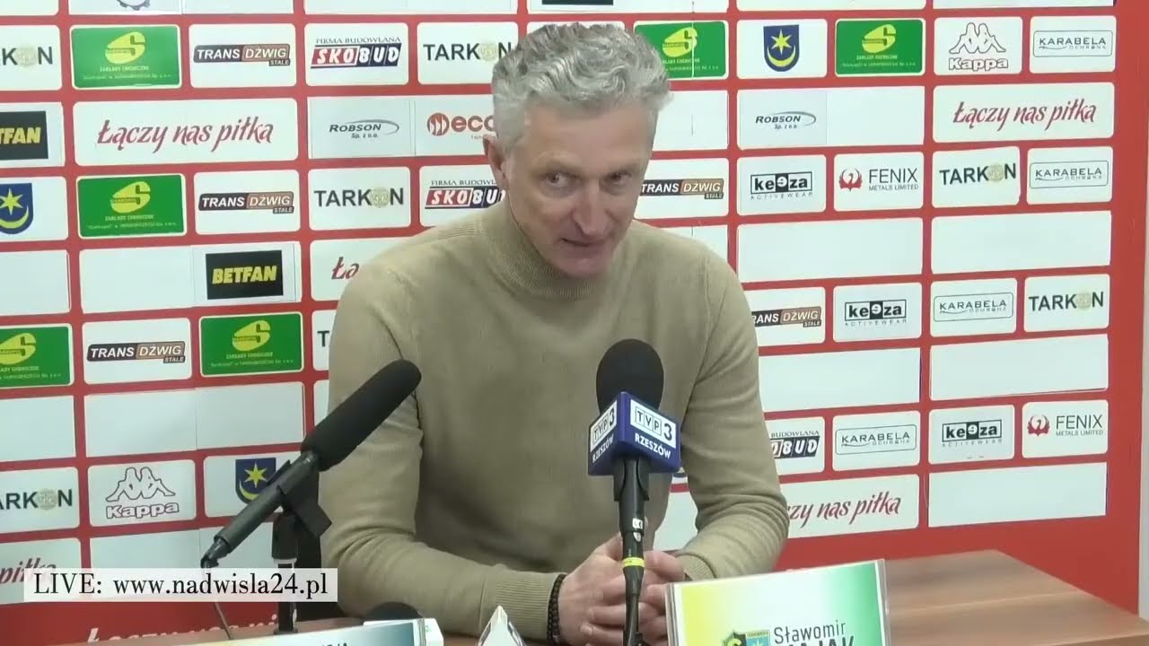 07.03.2026 LIVE: Konferencja prasowa po meczu Siarka Tarnobrzeg - Pogoń-Sokół Lubaczów