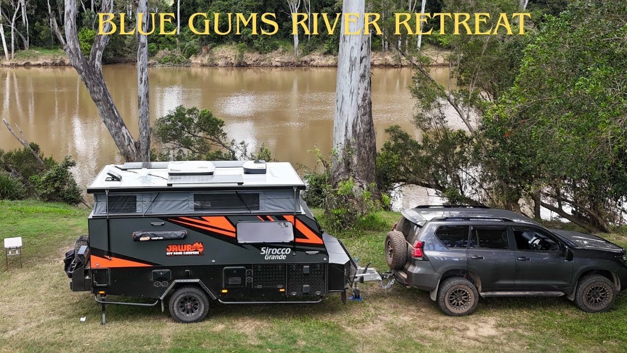 Blue Gums River Retreat, River, Fishing, Caravanning Australia, River Camp sites.