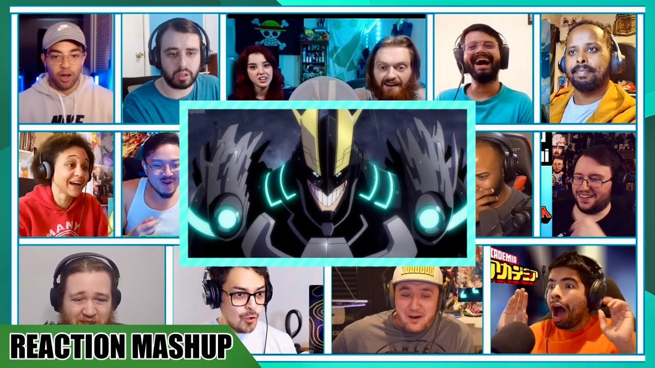 Armored All Might vs All For One Reaction Mashup || My Hero Academia