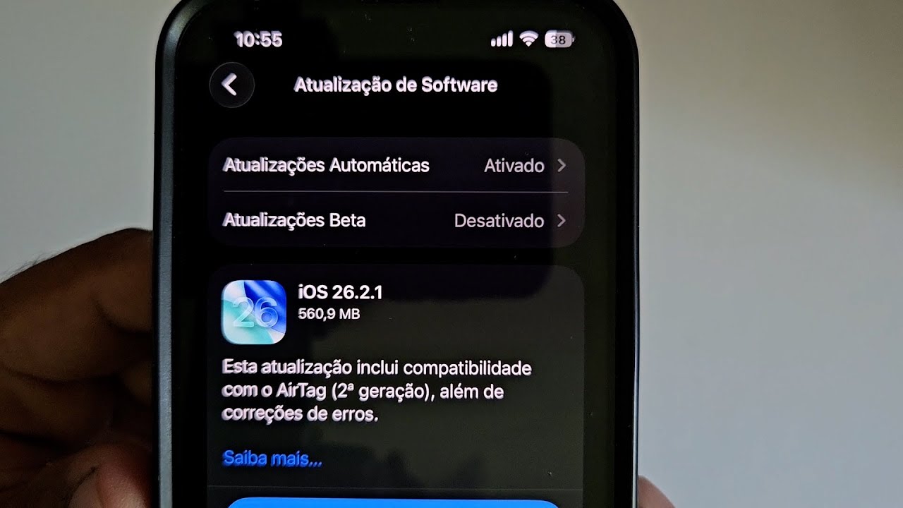 ATUALIZEI MEU IPHONE 13 PARA O IOS 26.2.1