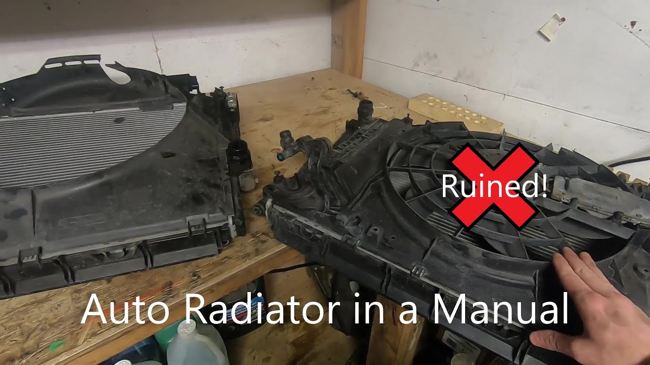 Using a Radiator From an Automatic in a Manual E46