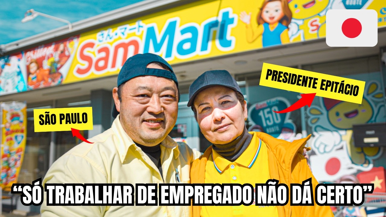 CASAL BRASILEIRO FAZ SUCESSO COM SUPERMERCADO NO JAPÃO - 