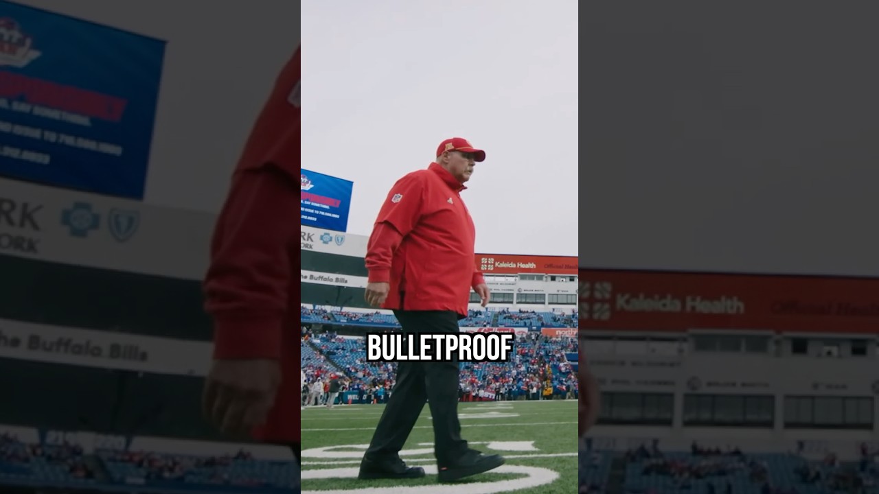 Andy Reid was nearly struck by gunfire while in his office?!