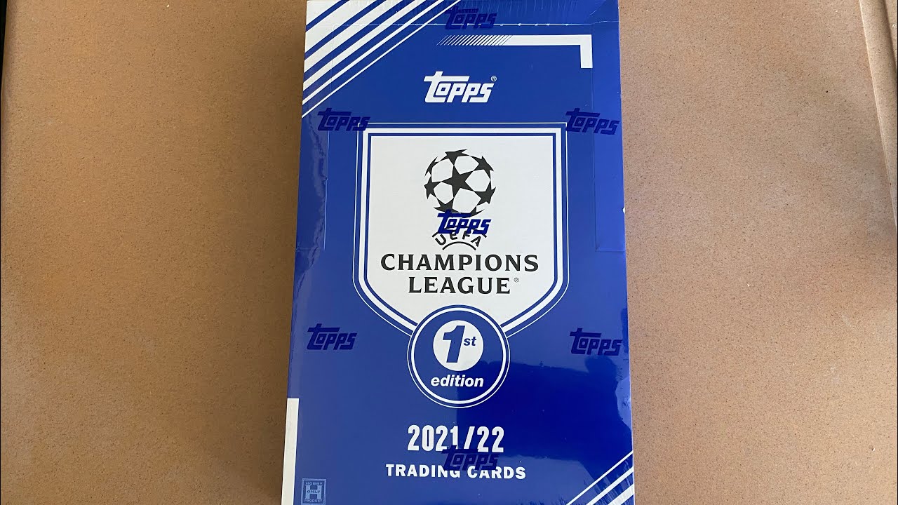 2021/22 Topps UEFA Champions League, First Edition Hobby Box.