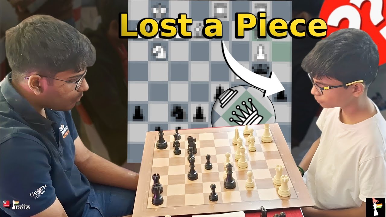 He Stopped the Pawn… But Lost a Piece | Inbhan vs Pranav | Navaratna Blitz FIDE Tournanament