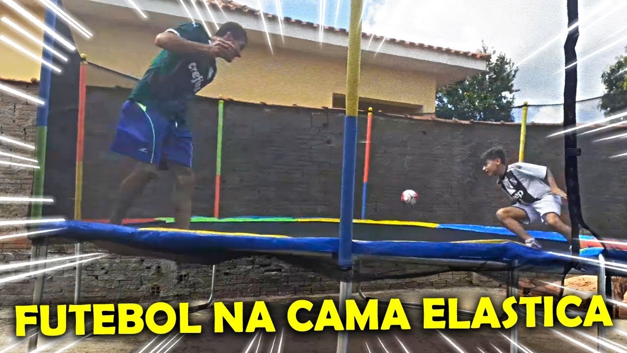 JOGAMOS FUTEBOL, NA CAMA ELASTICA GIGANTE