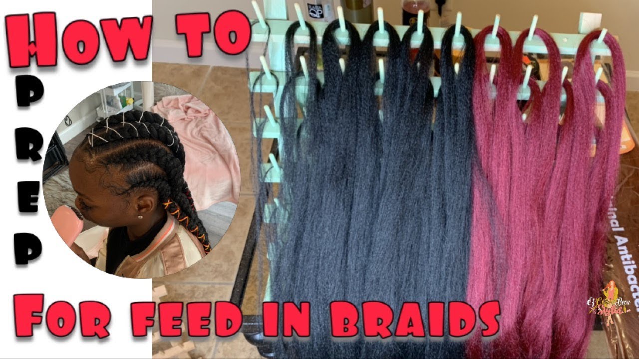 How to section hair for Feed in Braid