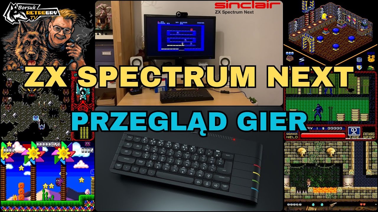 Borsuk Retro Gry TV: ZX SPECTRUM NEXT - Przegląd Gier #2 (Tylko gry wykorzystujące NEXTA)