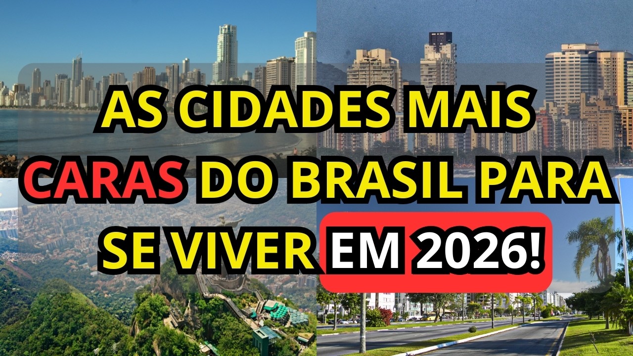 [Atualizado 2026] 10 cidades mais caras para se viver no Brasil - talvez você já está morando nela