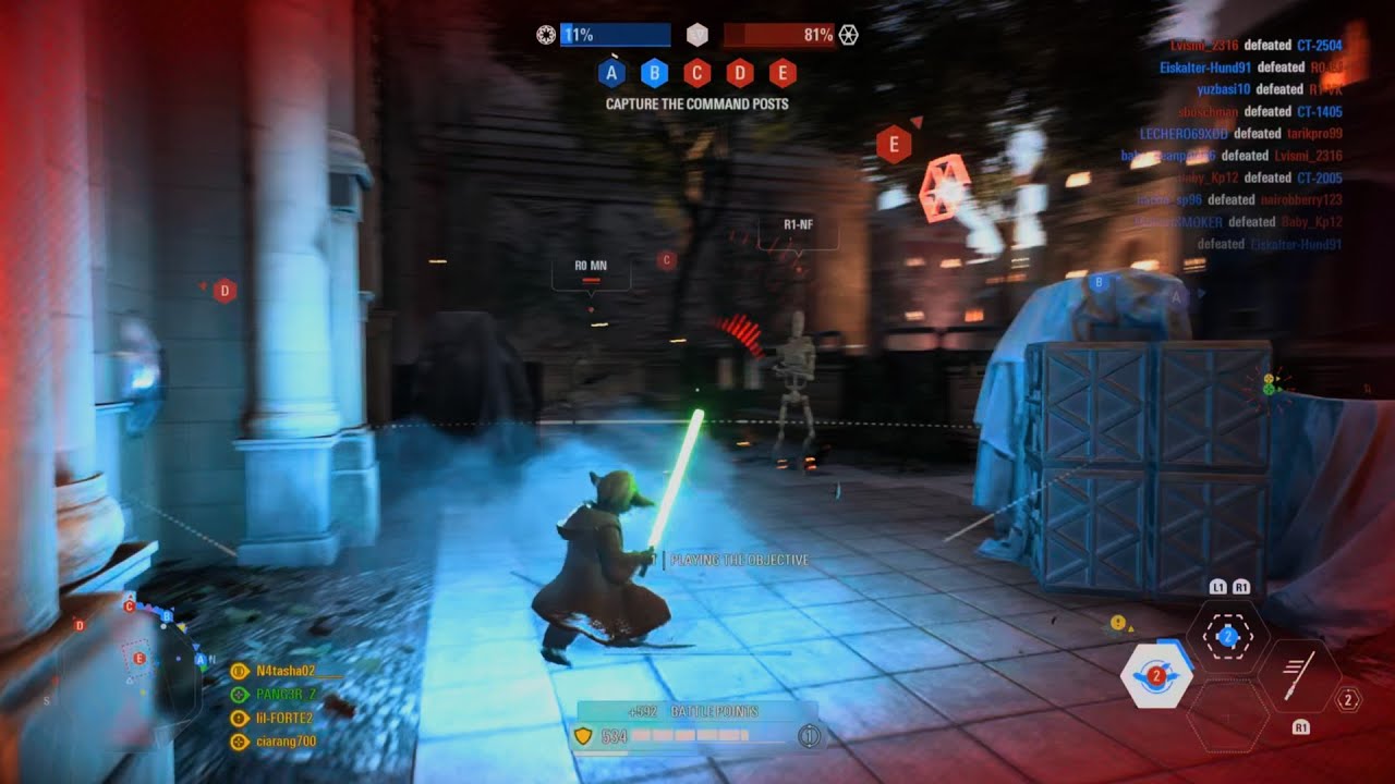 28 killstreak as Yoda trying to get better with him in supremacy