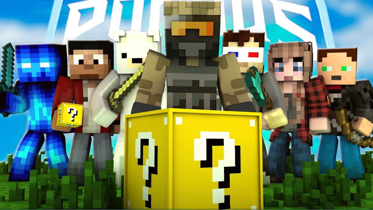 Dansk Minecraft - Pondus Spiller Lucky Islands! #1