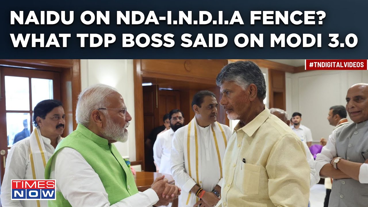 Naidu On NDA, I.N.D.I.A Fence? TDP Boss Trashes Doubters Of 'Modi 3.0'| BJP's Allies Stand Strong?