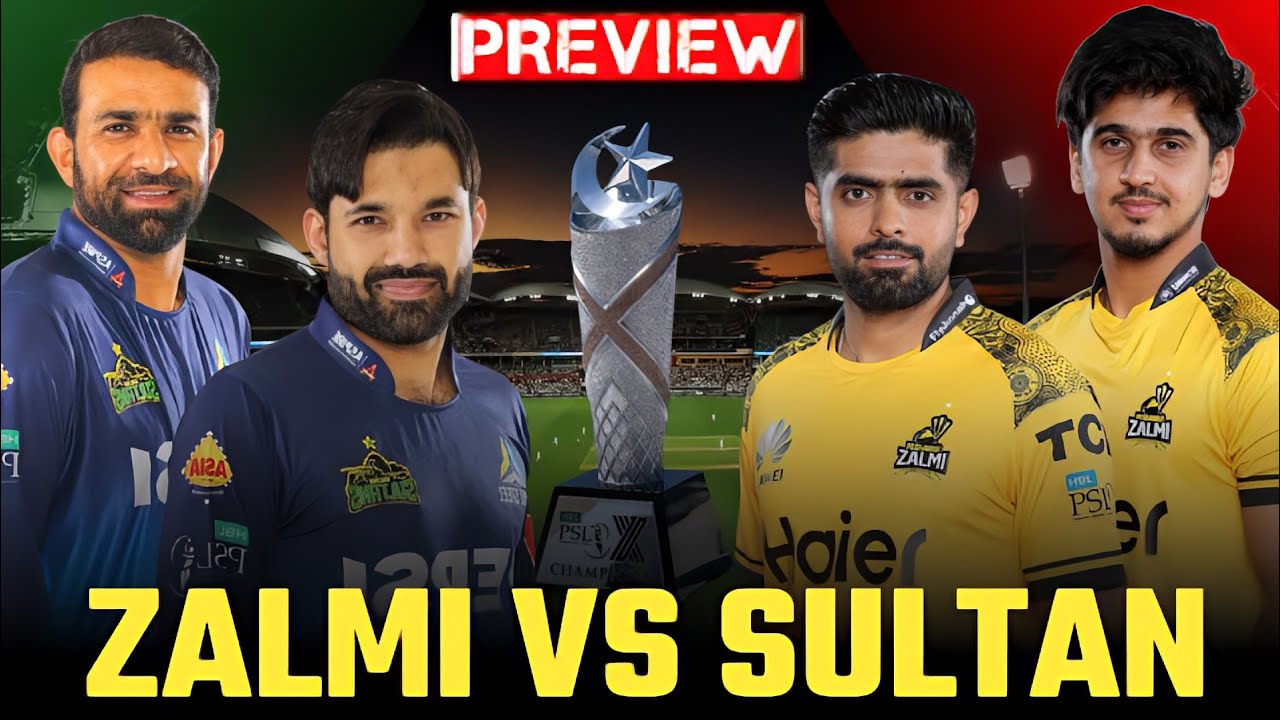 Peshawar Zalmi vs Multan Sultan Preview | Babar Azam vs Muhammad Rizwan | PSL 10