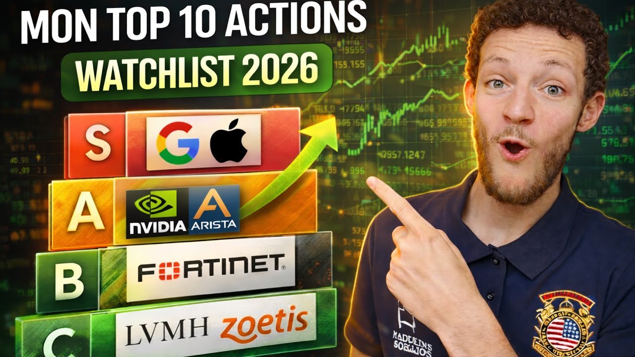 Top 10 actions 2026 : ma Watchlist Dévoilée !