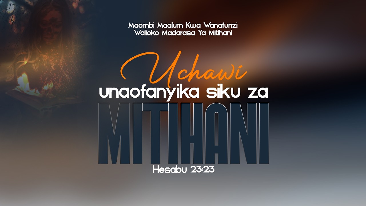 LIVE -UCHAWI UNAOFANYIKA SIKU ZA MITIHANI [DAY 01]  :  MWL.MFINANGA | 16 February 2026