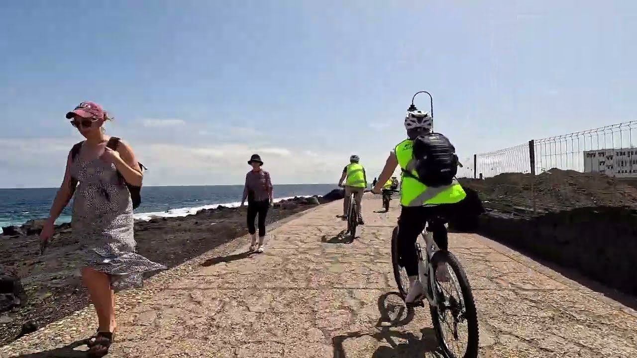 Arrecife ,  bike ride in Canary islands  , cycling in Europe