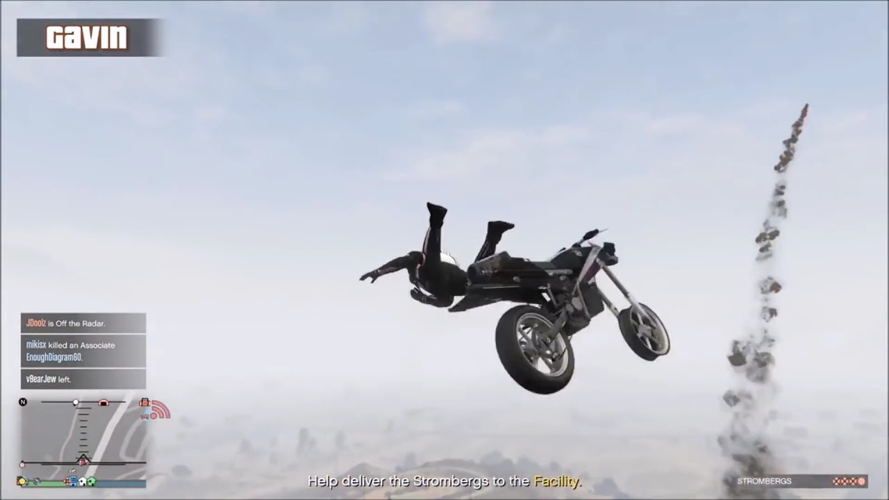 The most epic thing that will ever happen to Gavin Free in GTA V