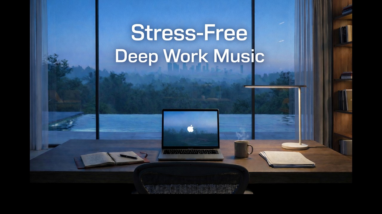 Deep Work Music — Stress-Free Focus (64 BPM Ambient Album)
