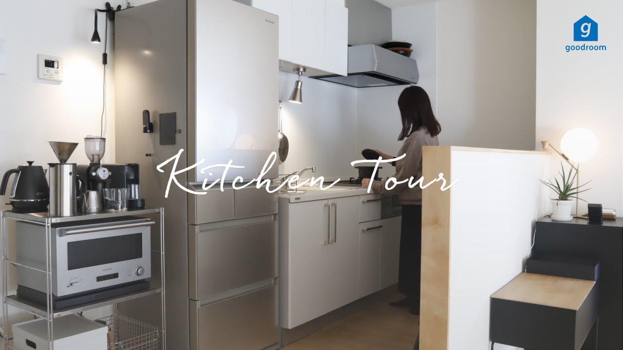 【キッチンツアー】シンプリストのキッチン収納＆おすすめグッズ｜IKEA｜無印良品｜コーヒーメーカー｜調理器具｜食器｜Kitchen Tour