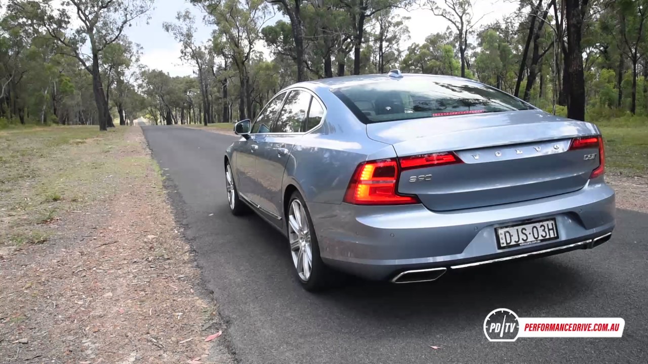 2017 Volvo S90 D5 (2.0TTD) 0-100km/h & engine sound