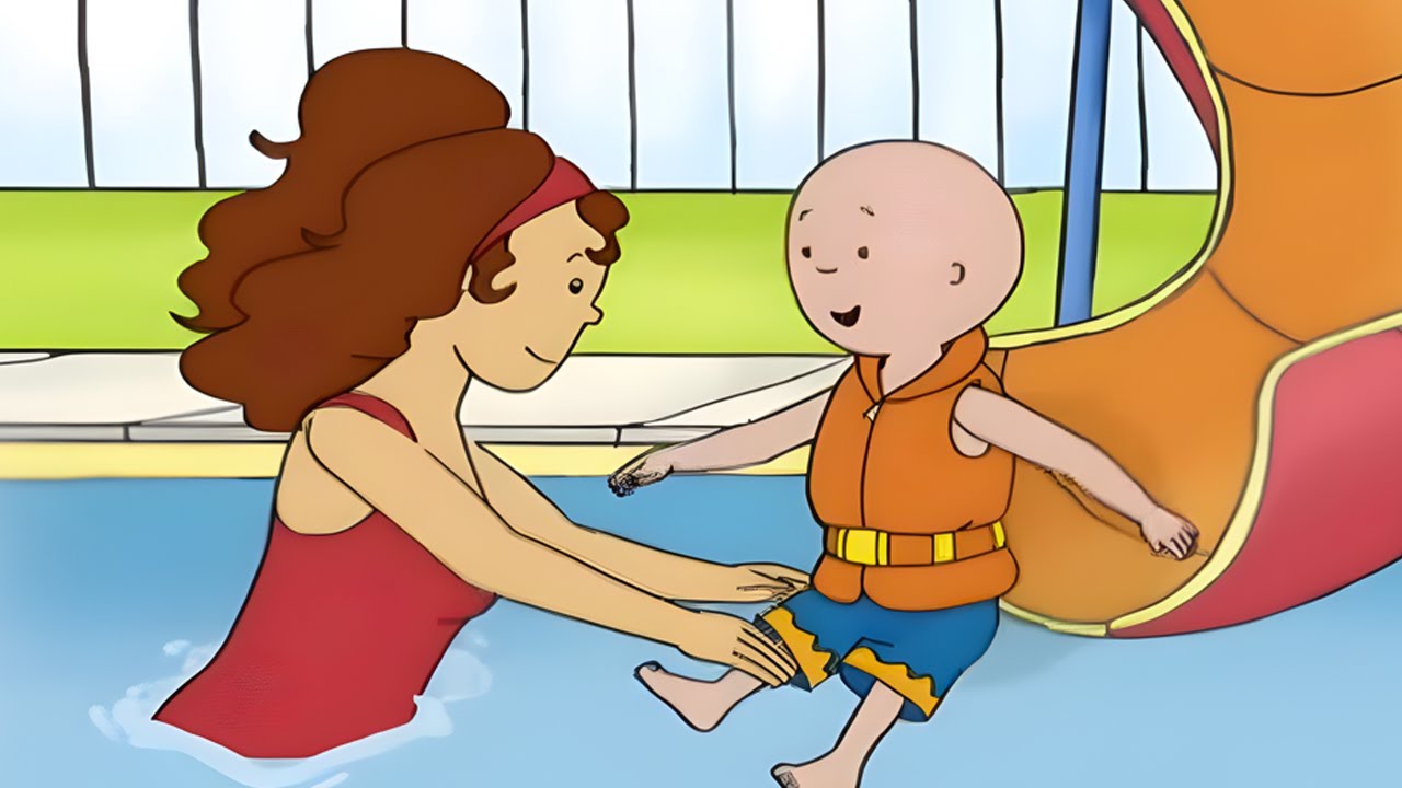 💦 Caillou e il grande scivolo d'acqua 💦 | Caillou Italiano - WildBrain