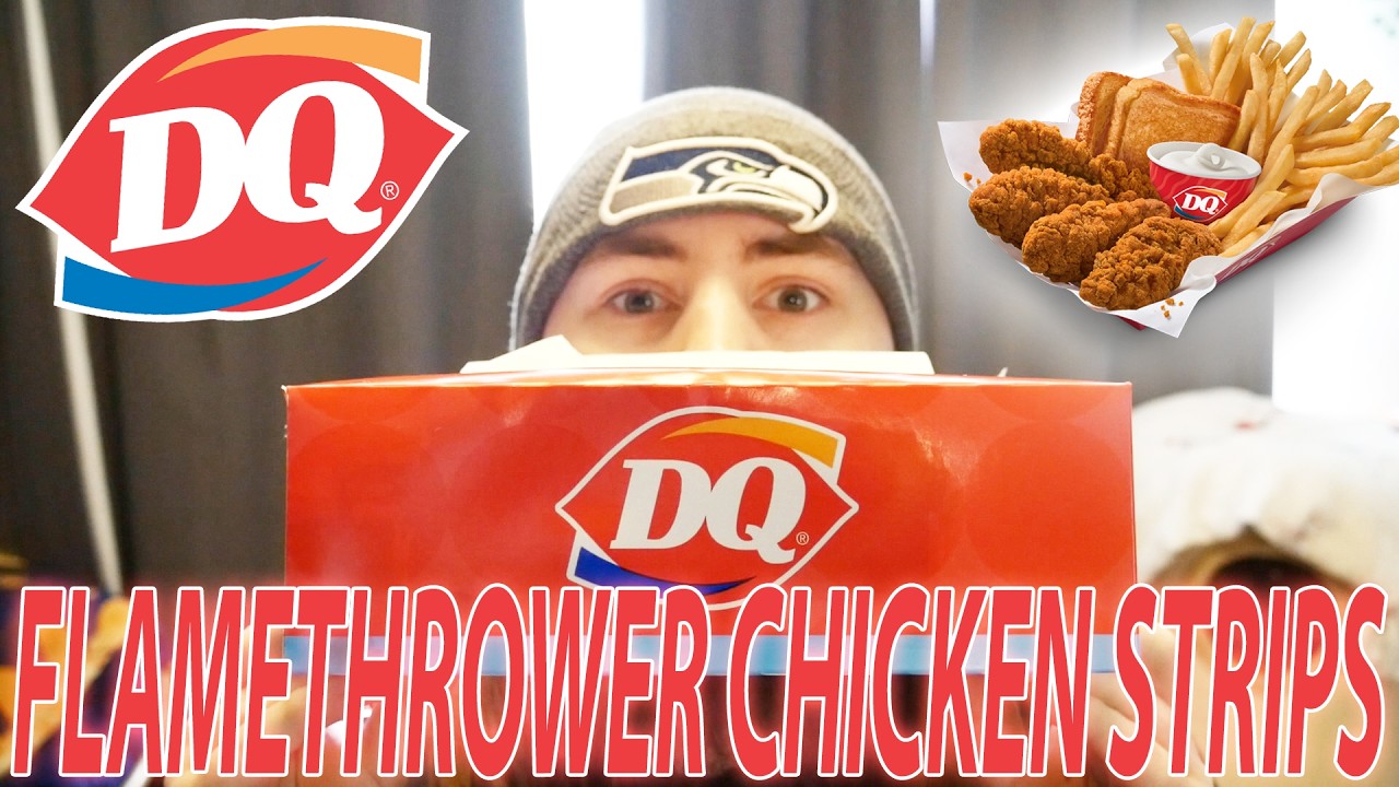 DAIRY QUEEN'S NEW FLAMETHROWER CHICKEN STRIP BASKET REVIEW