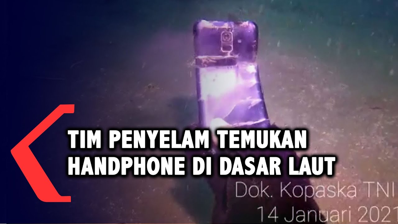 Rekaman Bawah Laut Hari Keenam Pencarian Sriwijaya Air SJ182: 1 Unit Handphone Ditemukan