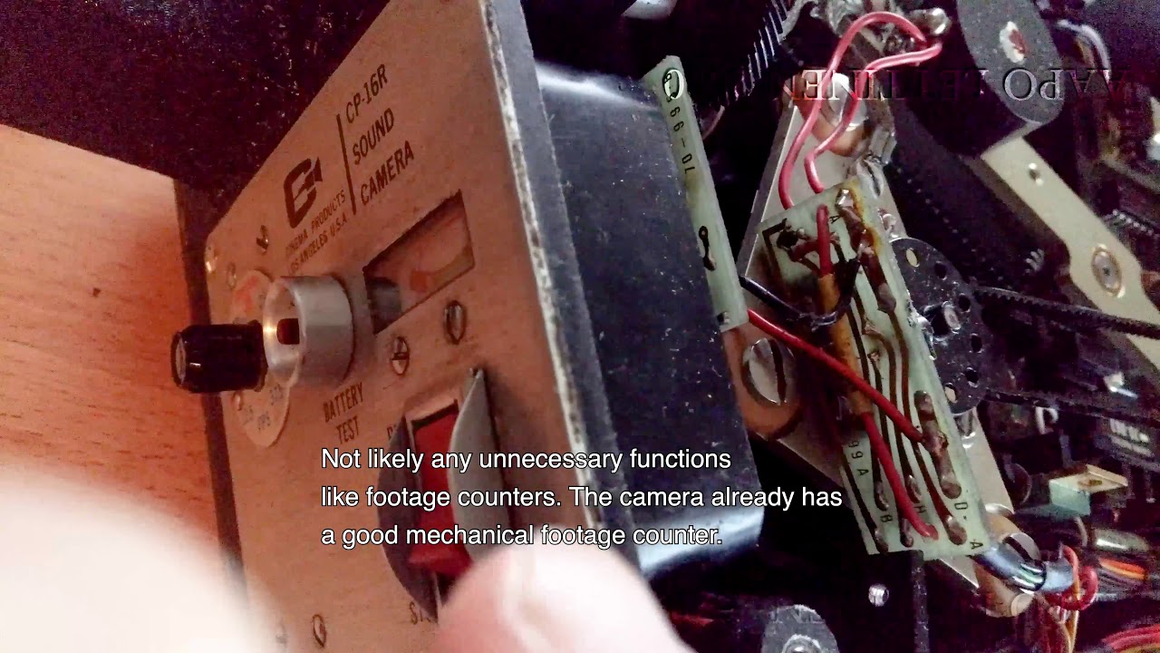 Making new Crystal Sync system for Cinema Products CP16R (part1)