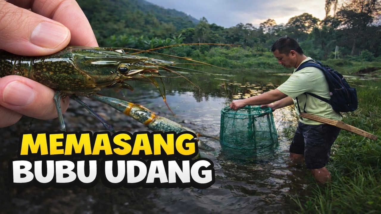 Memasang Bubu Udang