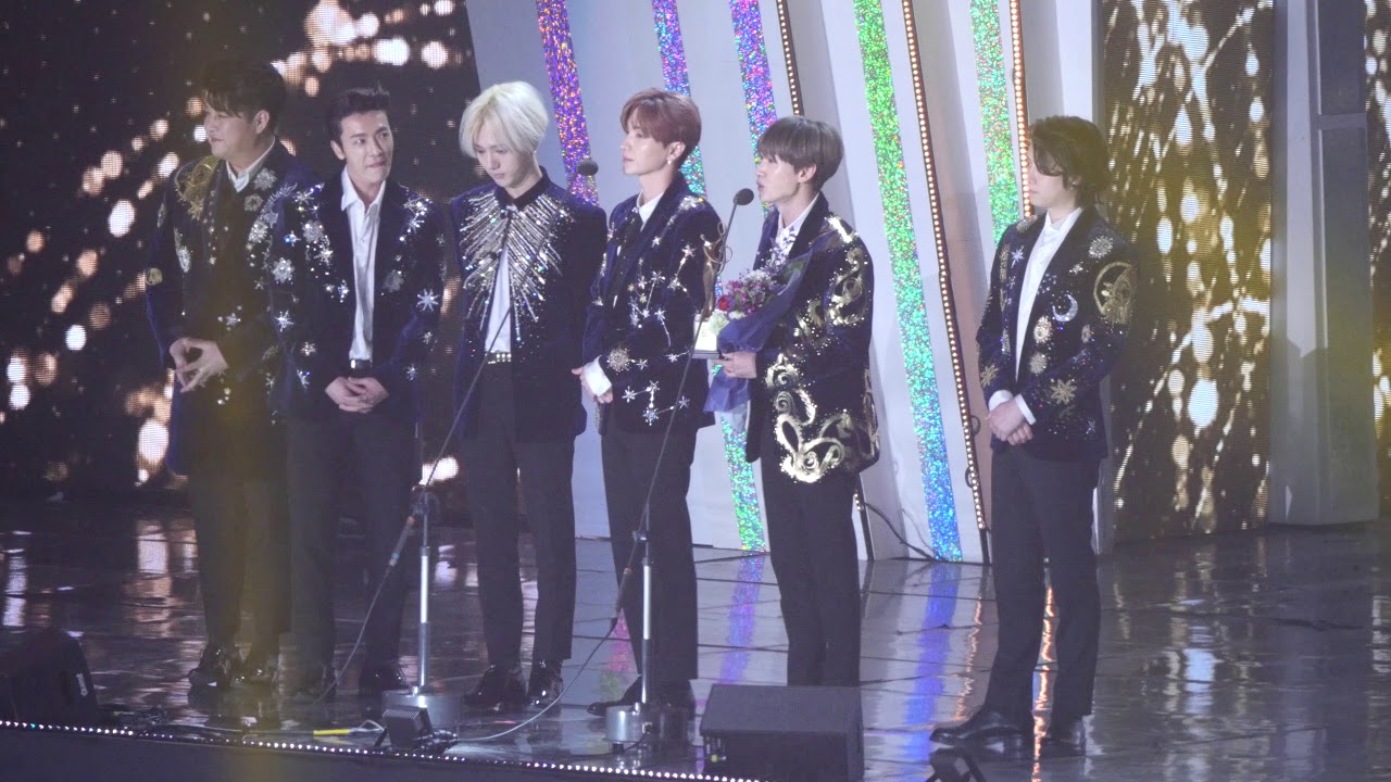 180125 슈퍼주니어 SuperJunior _ 본상 수상 소감_ 서울가요대상 _ 고척돔