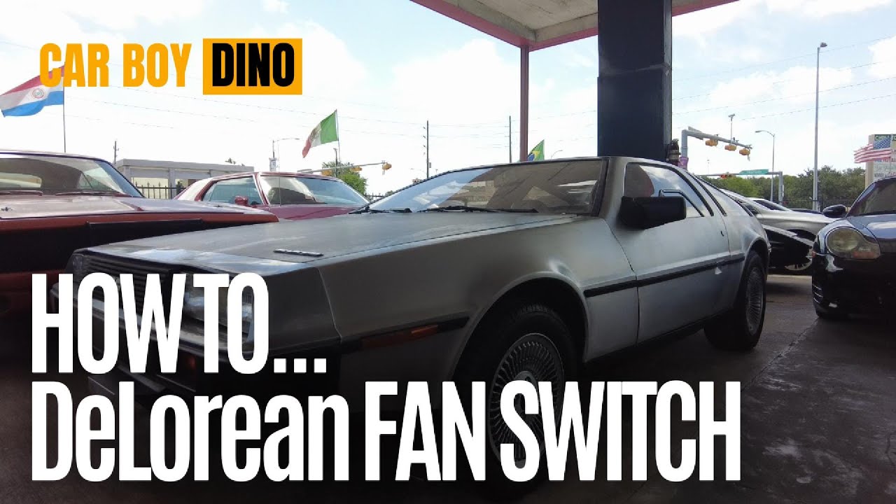 DeLorean Otterstat fan temperature switch replacement.