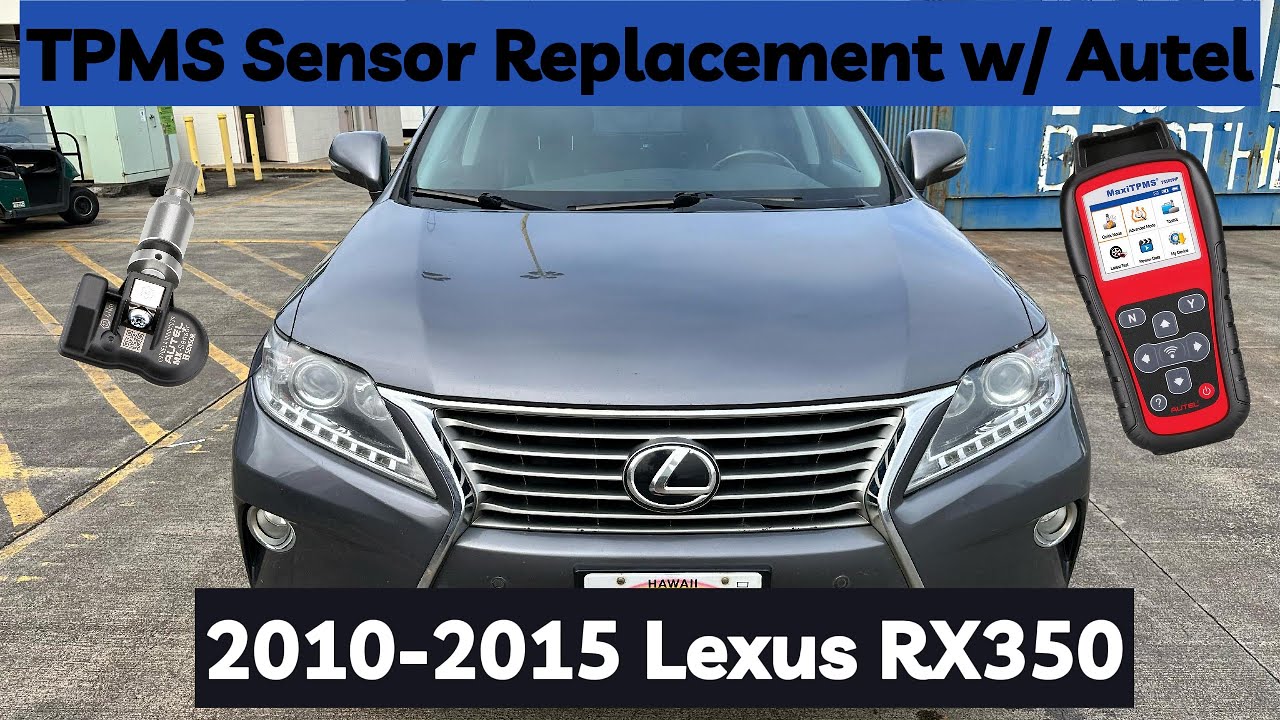 Как заменить датчик TPMS на Lexus RX350 2010–2015 годов и других автомобилях с помощью Autel