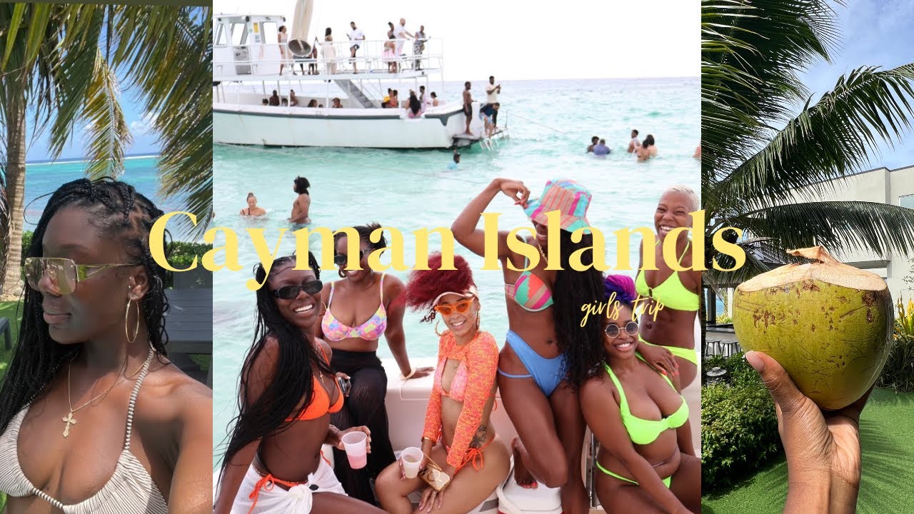 Cayman Islands TRAVEL VLOG | 90s YACHT PARTY + 7 MILE BEACH + RITZ HOTEL + LUXURY VILLA + MORE!!